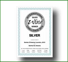Loureiro 2015 - International Wine Challenge 2016 - Medalha de Prata