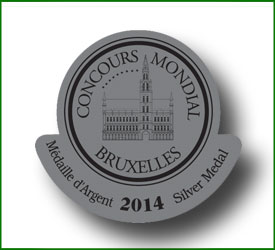 Alvarinho 2013 -  Medalha de Prata no Concours Mondial Bruxelles 2014